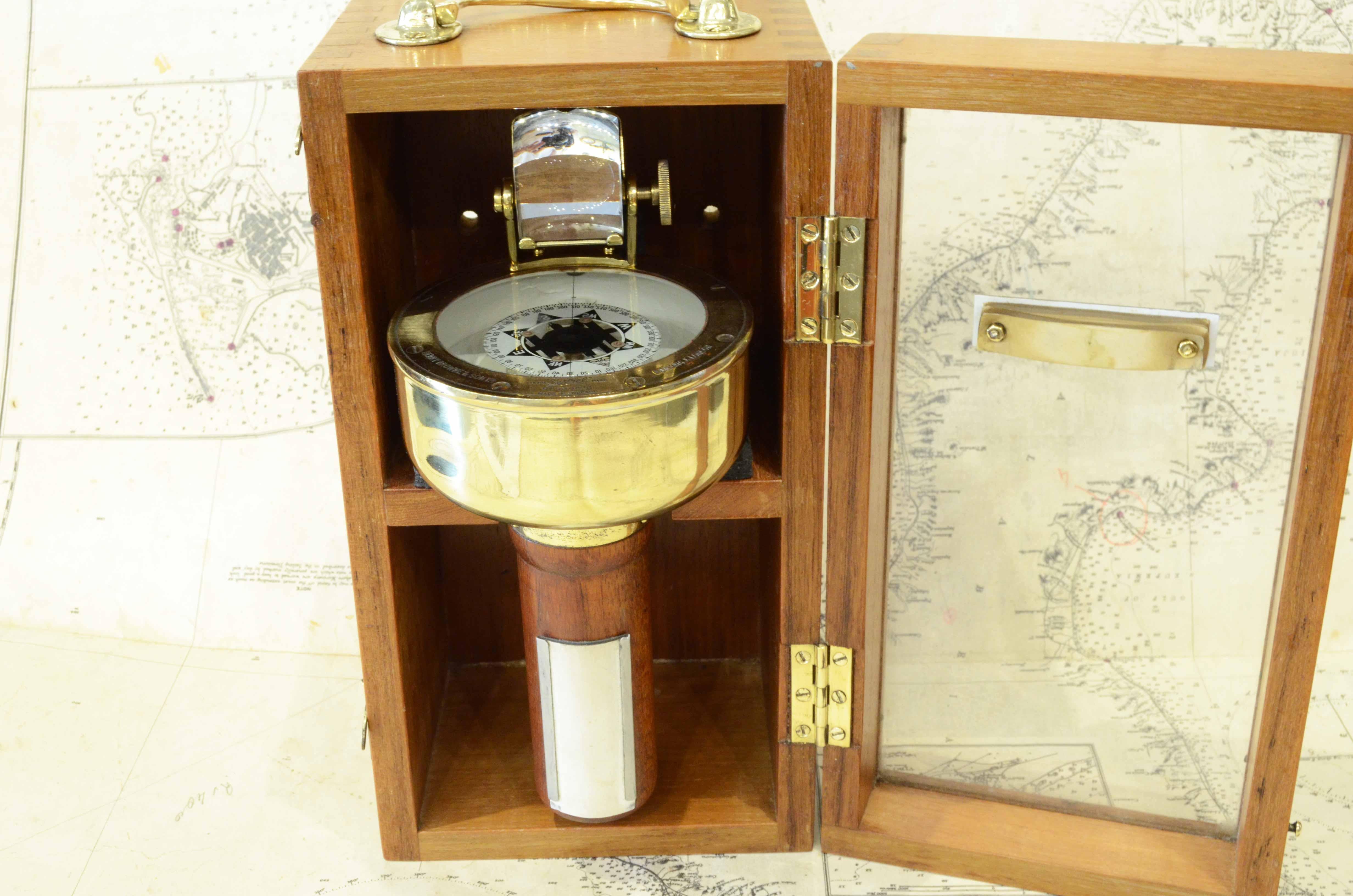 Magnetic Hand Bearing Compass Henry Browne & Son Ltd Sestrel London 1900s 7