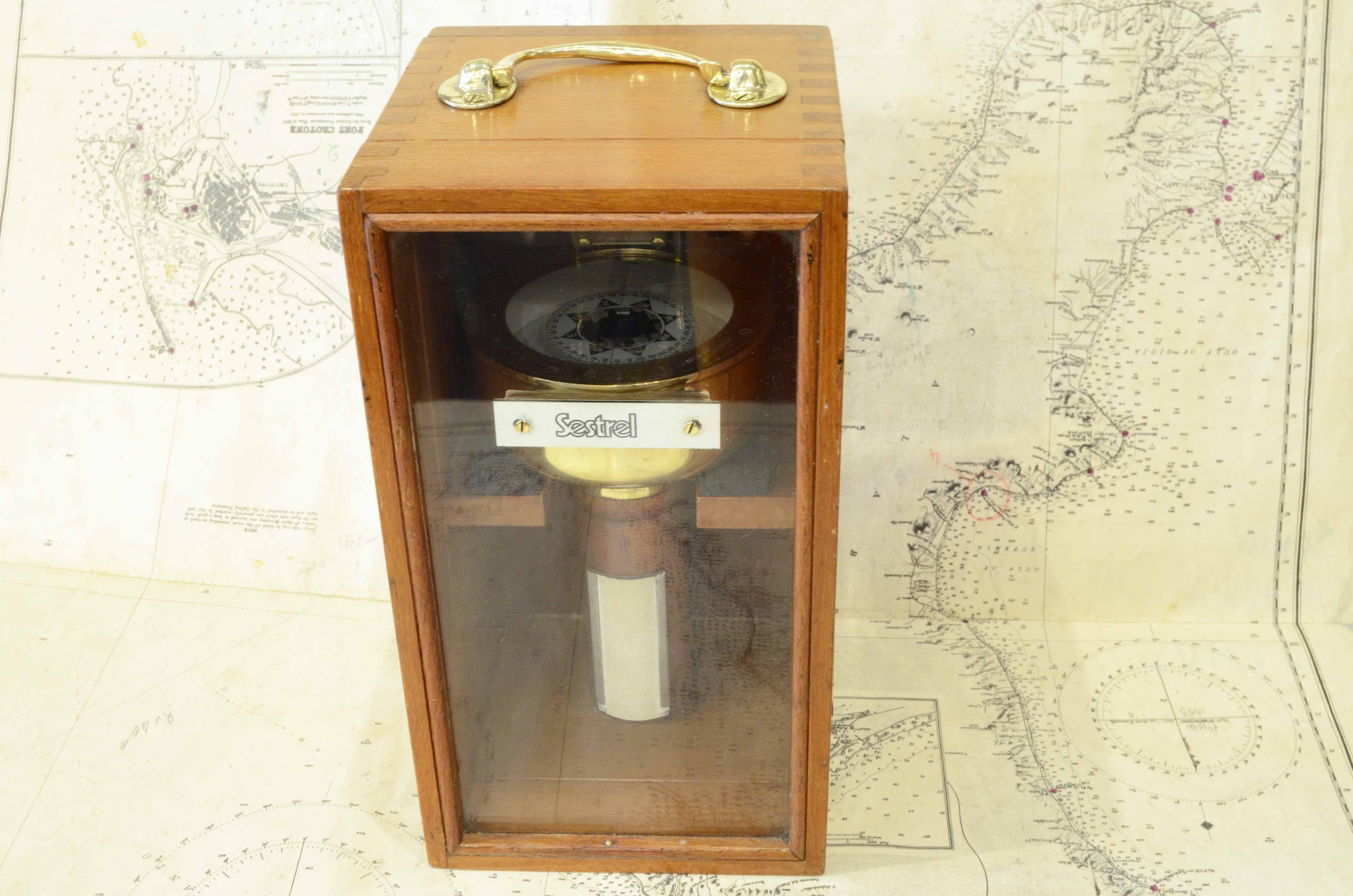 Magnetic Hand Bearing Compass Henry Browne & Son Ltd Sestrel London 1900s 10