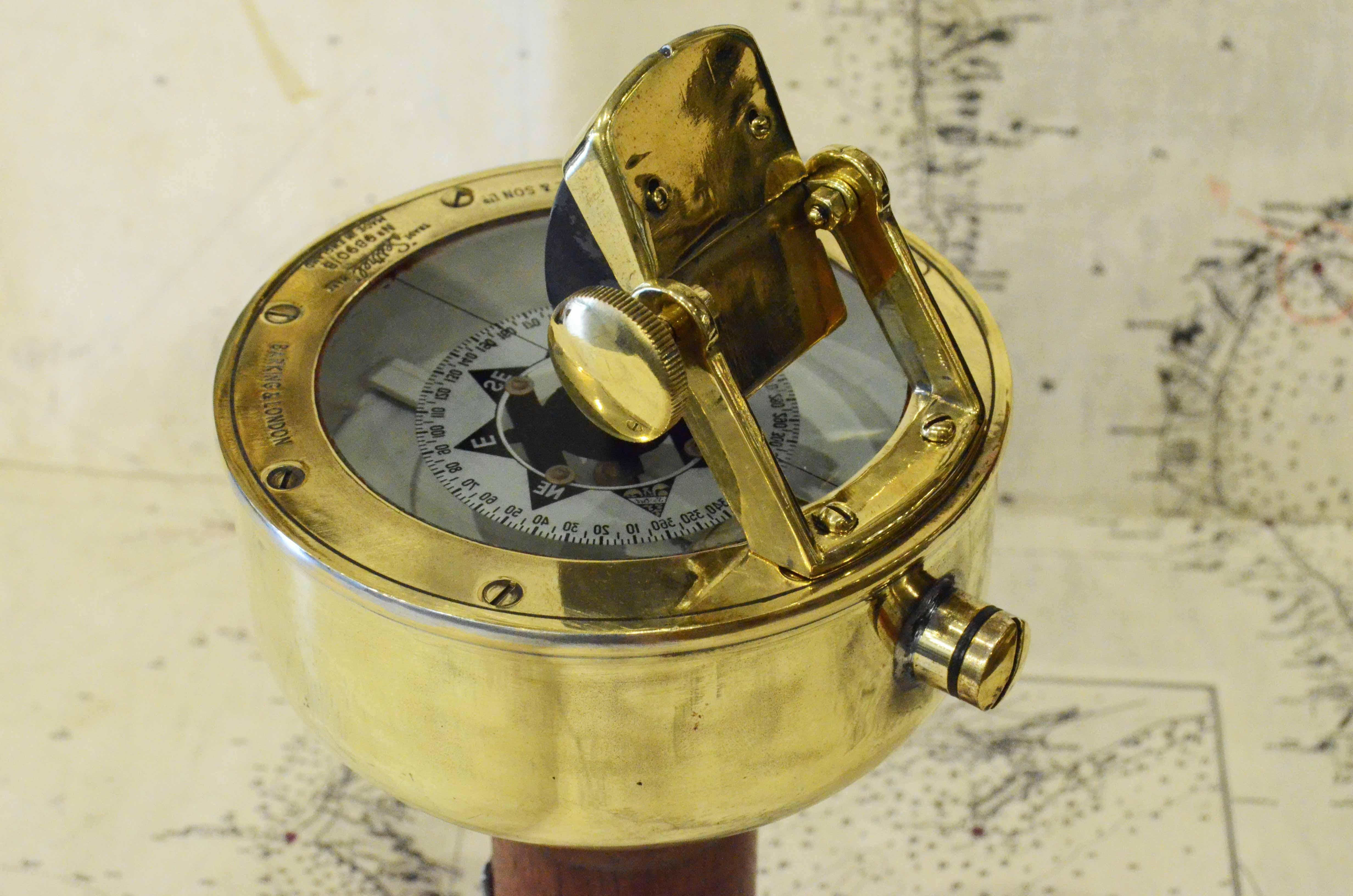 Magnetic Hand Bearing Compass Henry Browne & Son Ltd Sestrel London 1900s 12