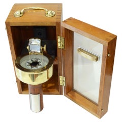Antique Magnetic Hand Bearing Compass Henry Browne & Son Ltd Sestrel London 1900s