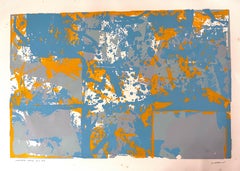 "Magnetic Lands" Silkscreen AP#17 by Walter Darby Bannard, 1979
