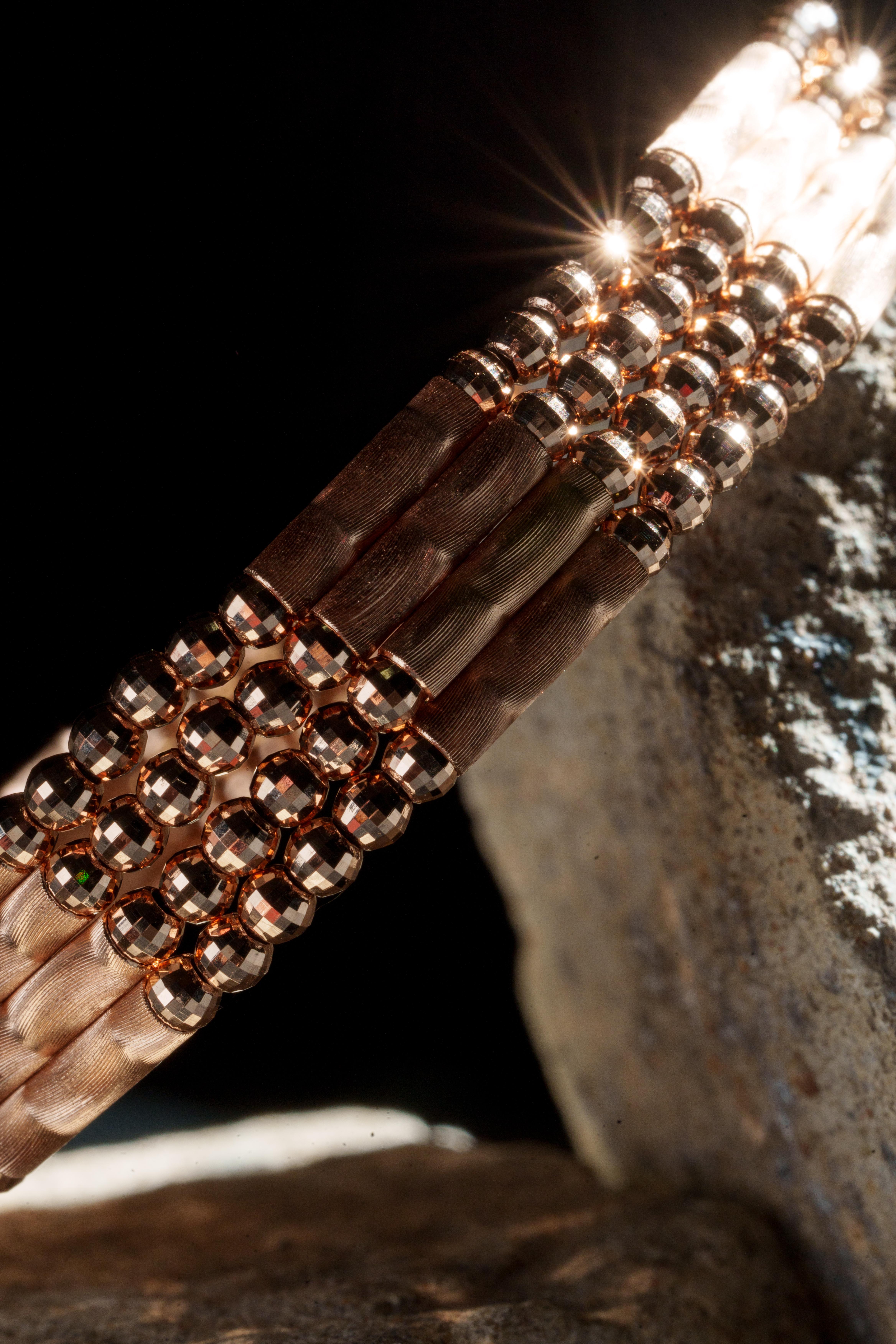 Modern Magnetique Mystic Rose Gold Link For Sale