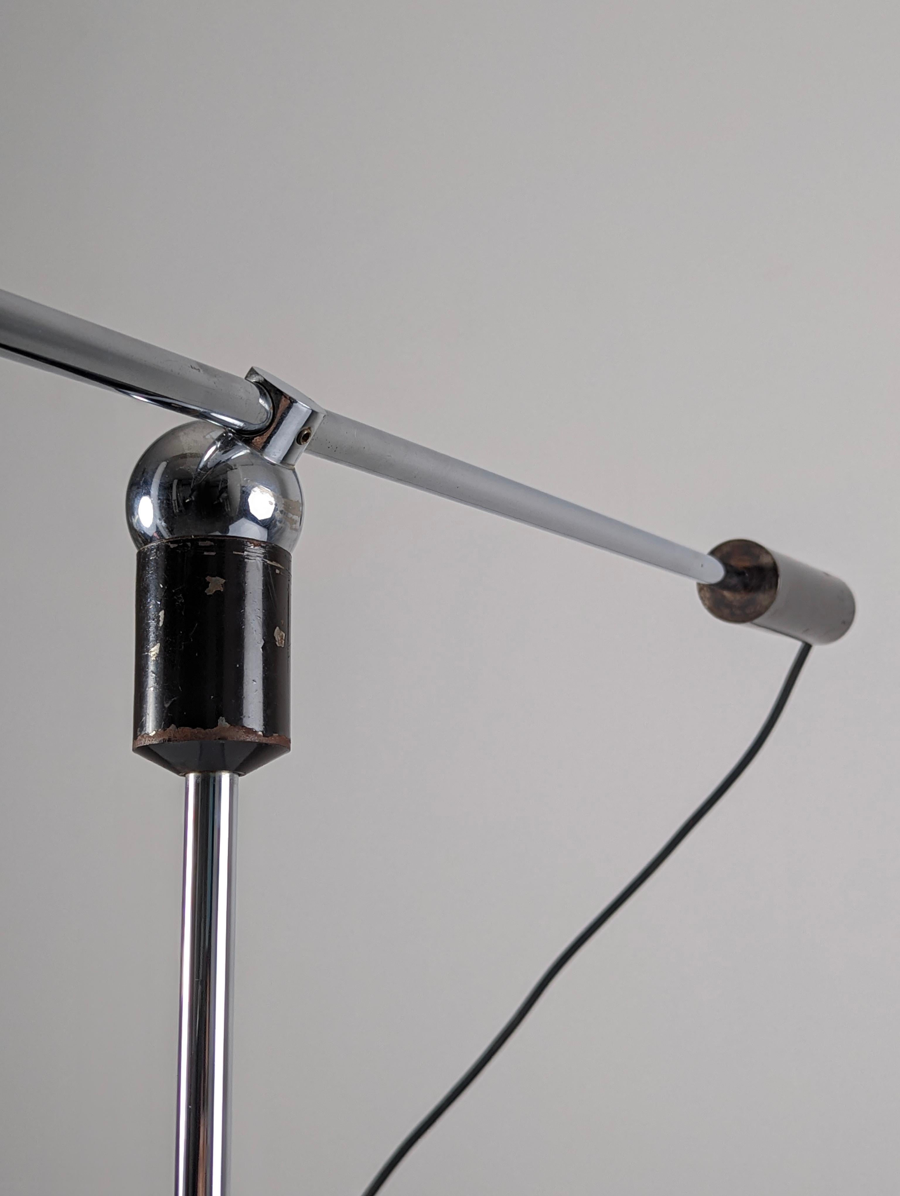 Lampada da terra Magneto di Gilbert Watrous / H. Fillekes 1950s in vendita 1