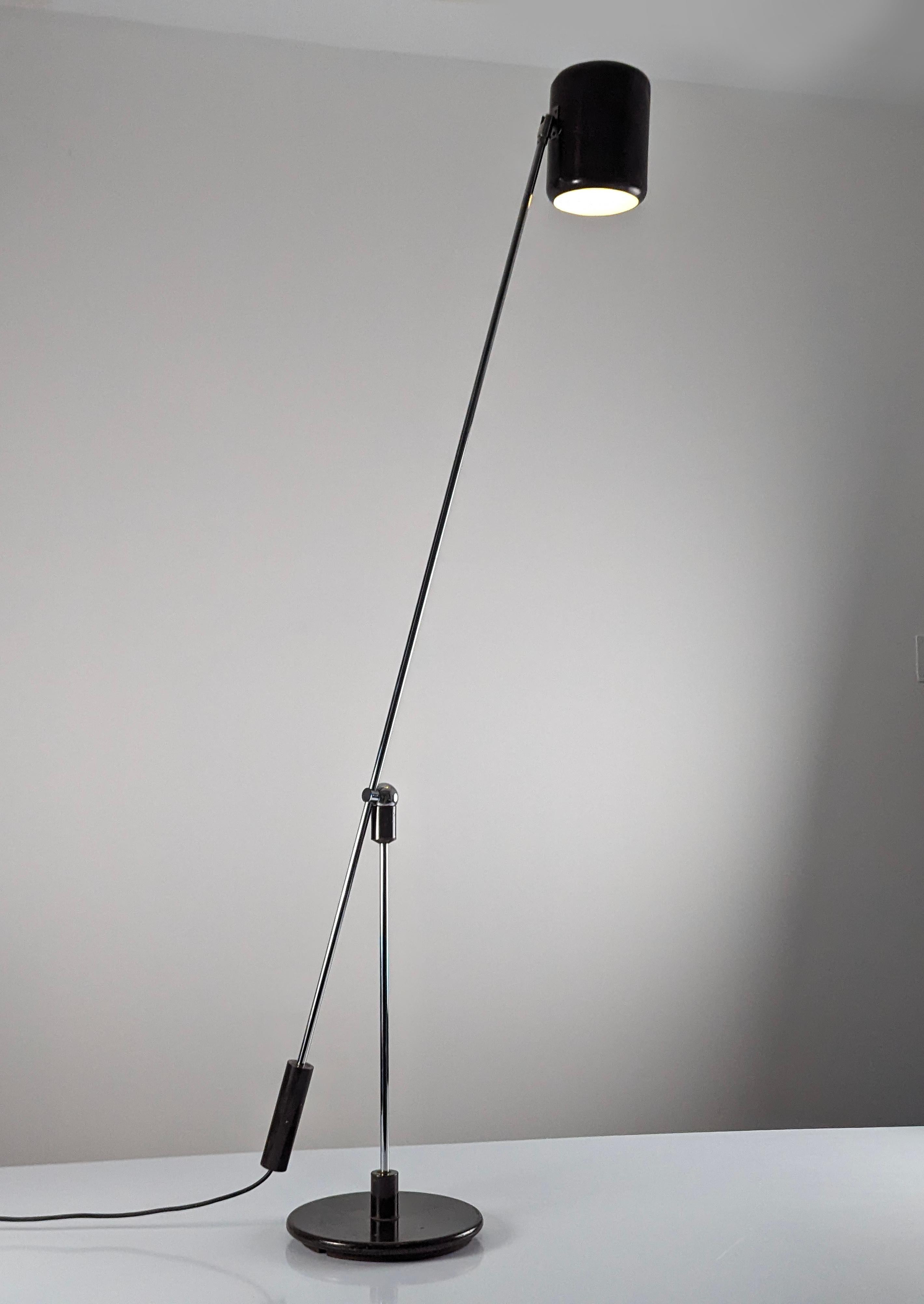Lampada da terra Magneto di Gilbert Watrous / H. Fillekes 1950s in vendita 3