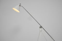 Magneto Floor Lamp White H Fillekes for Artiforte, 1954