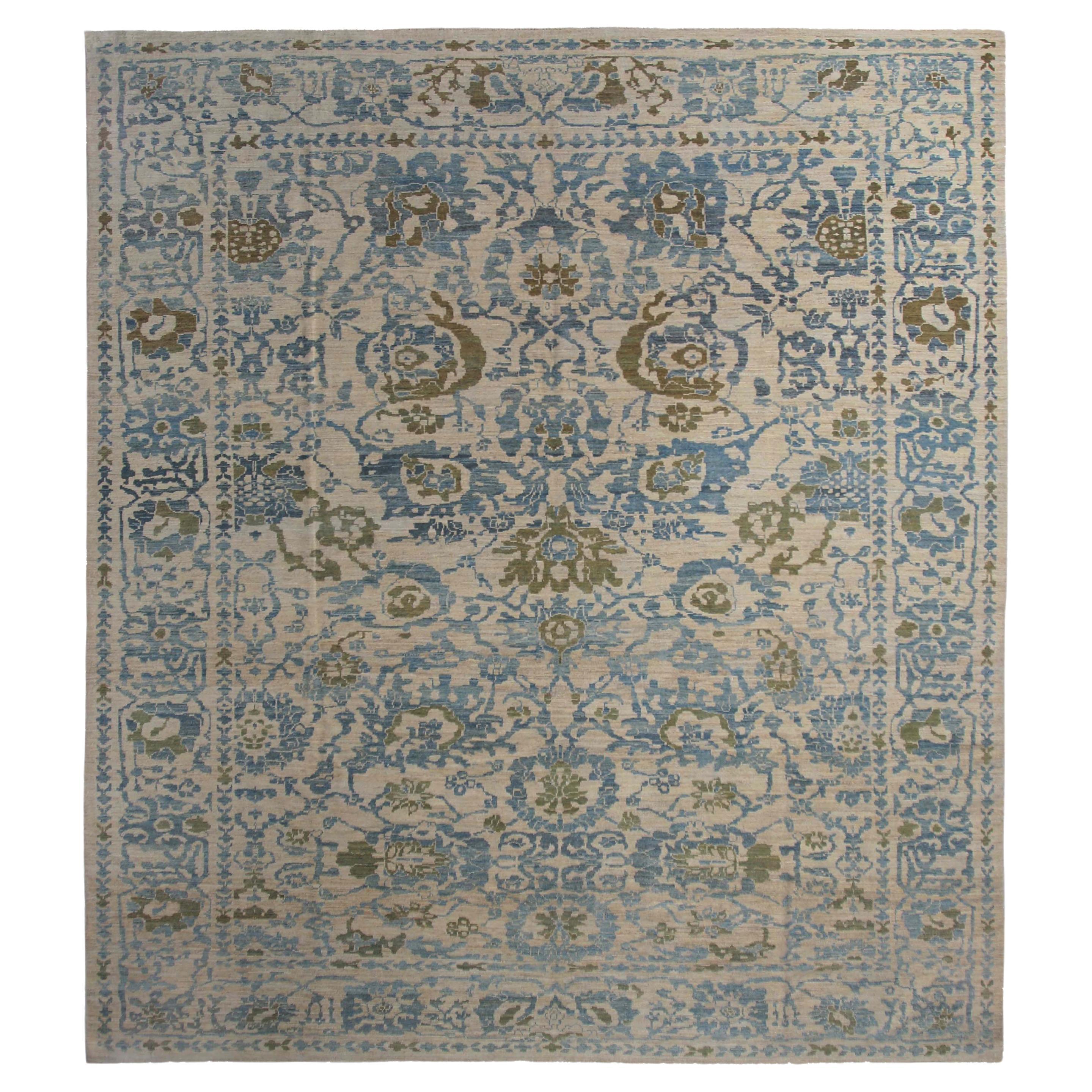 Magnificant Turkish Oushak Handmade Rug For Sale