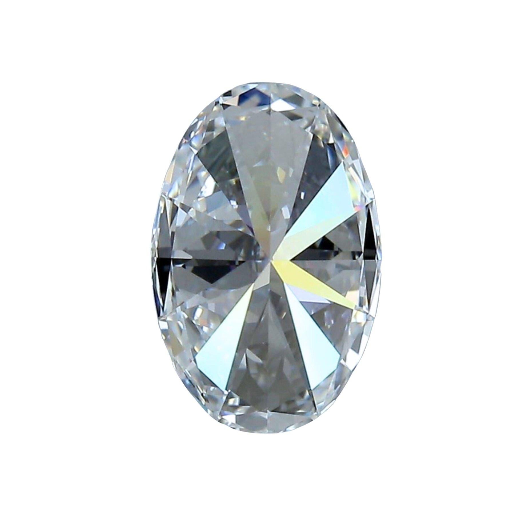 Women's Magnificent 0.72 ct Ideal Cut Oval Diamond - GIA Certified