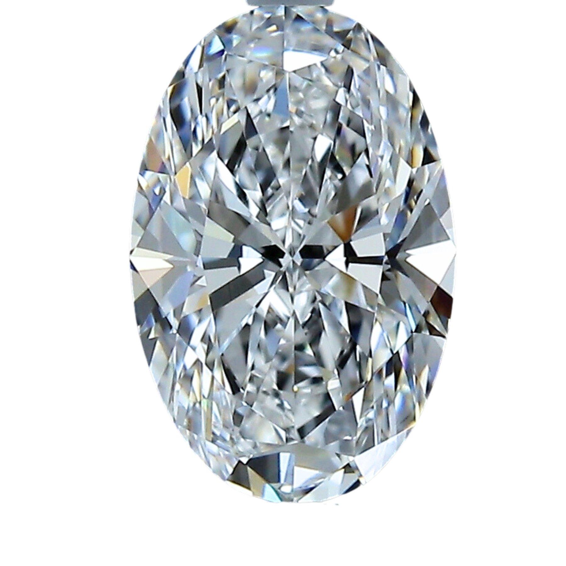 Magnificent 0.72 ct Ideal Cut Oval Diamond - GIA Certified 2