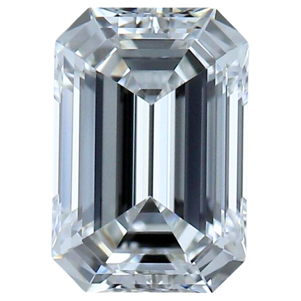 Magnificent 0.75ct Double Excellent Ideal Cut Emerald-Cut Diamond -GIA Certified