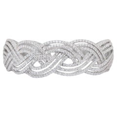 Magnificent 13.00ct Diamonds Bracelet in 18k White Gold - IGI Certified