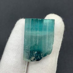 Magnificent 13.80 Grams Natural Seafoam Tourmaline Crystal From Afghanistan