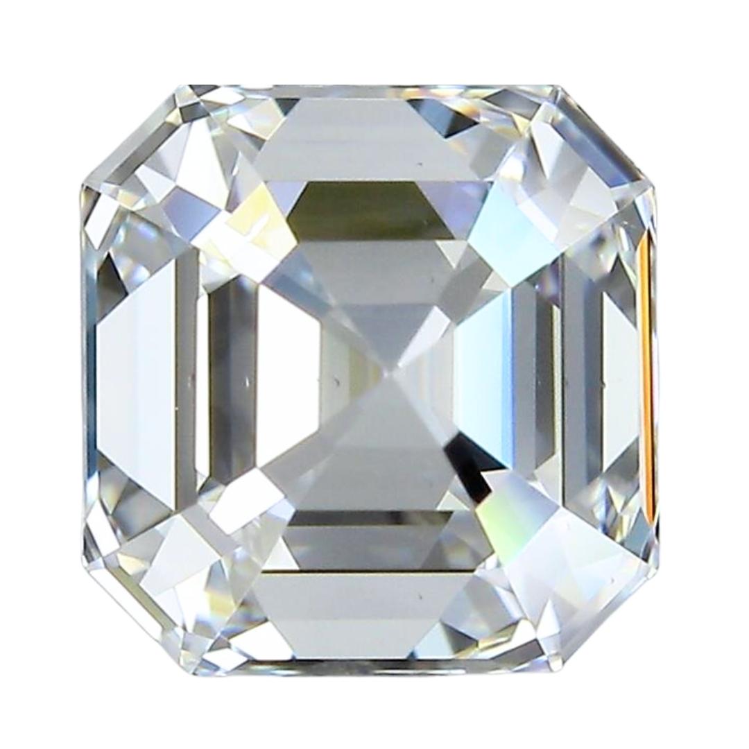 Magnificent 1.51ct Ideal Cut Square Diamond - GIA Certified In New Condition For Sale In רמת גן, IL