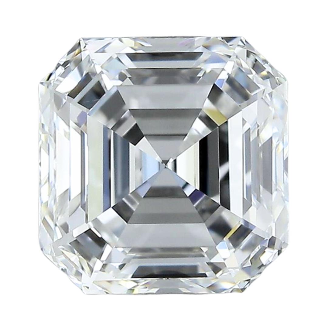 Magnifique diamant carré taille idéale de 1,51ct - certifié GIA en vente 2