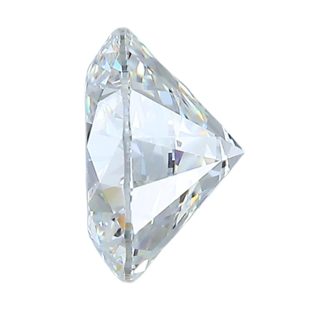 Taglio rotondo Magnifico diamante rotondo a taglio ideale triplo eccellente da 1,51ct - Certificato GIA in vendita