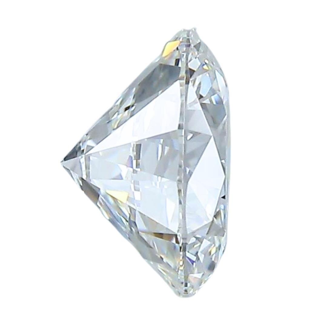 Magnifico diamante rotondo a taglio ideale triplo eccellente da 1,51ct - Certificato GIA In condizioni Nuovo in vendita a רמת גן, IL