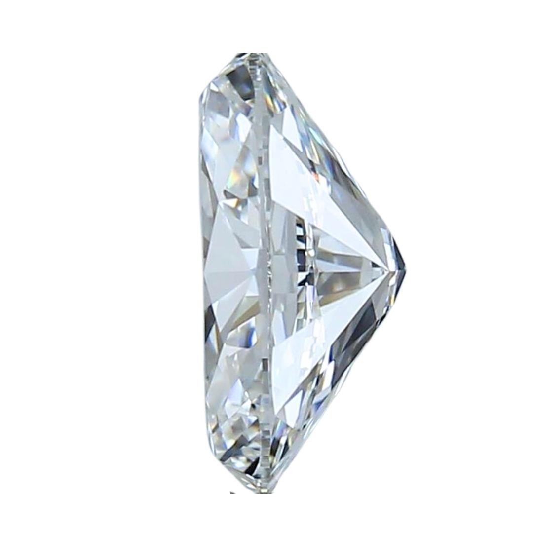 Taille ovale Magnifique diamant de forme ovale de 1,72 carat, certifié GIA en vente