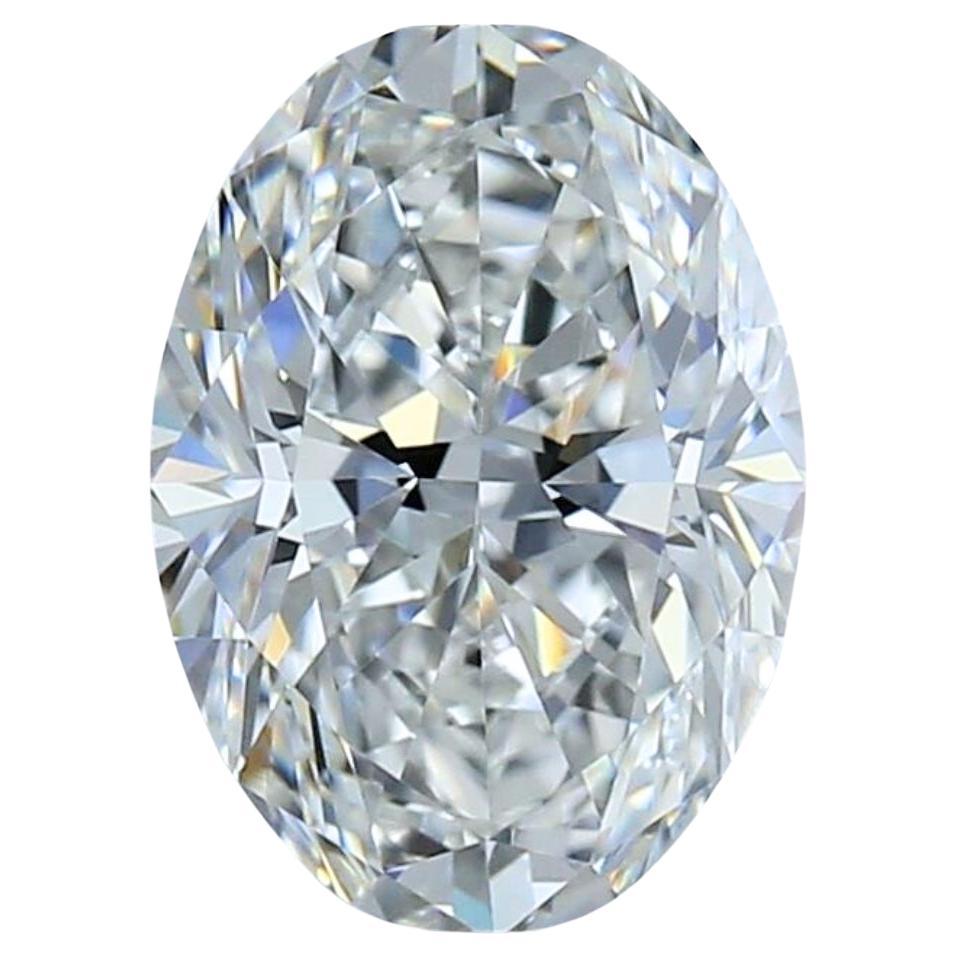 Magnifique diamant de forme ovale de 1,72 carat, certifié GIA en vente