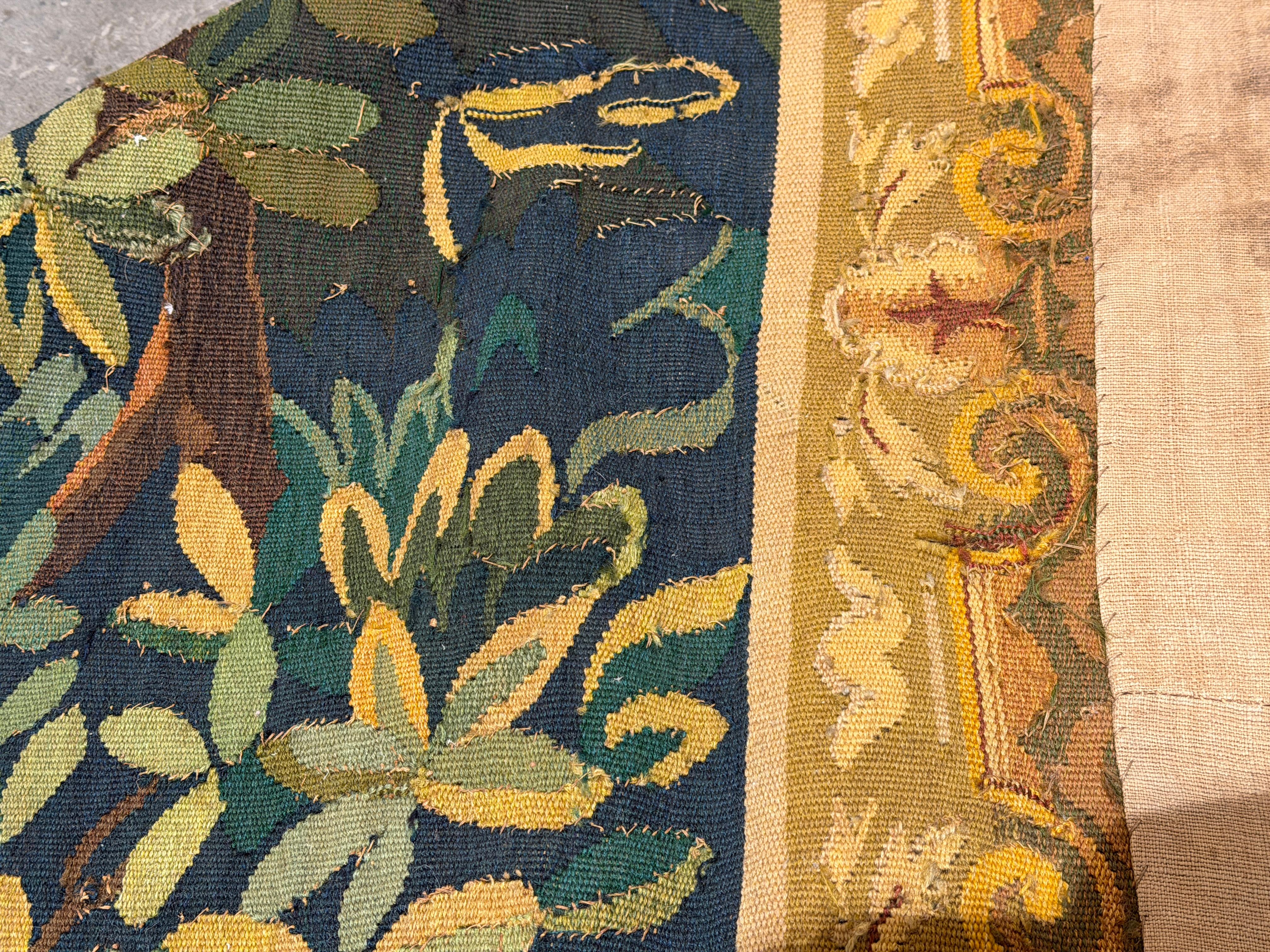 Magnificent 17th-Century Gobelin Tapestry – “Landscape with Peacocks” For Sale 4
