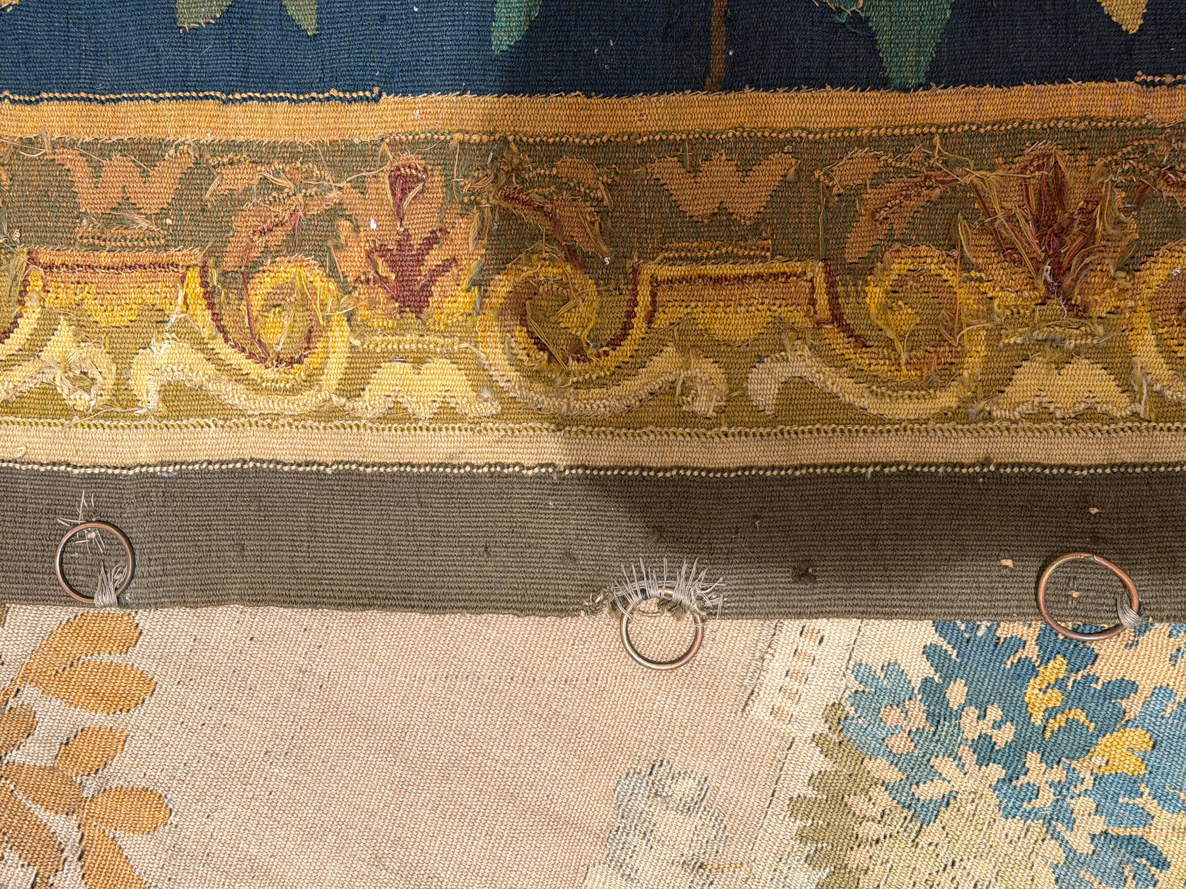 Magnificent 17th-Century Gobelin Tapestry – “Landscape with Peacocks” For Sale 5