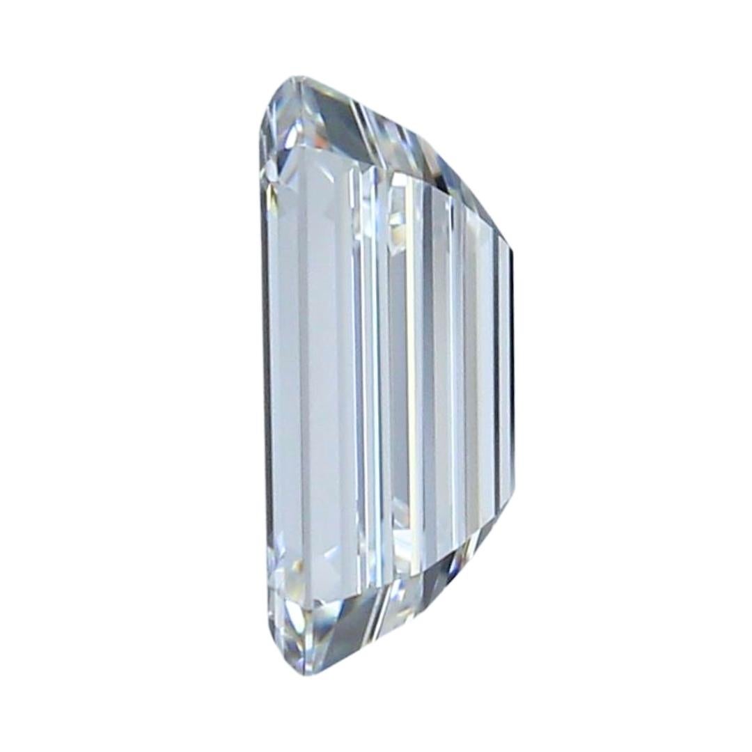 Magnificent 1.81ct Ideal Cut Emerald Cut Diamond - GIA Certified In New Condition In רמת גן, IL