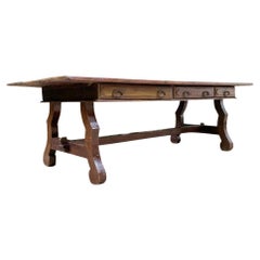 Magnifique table de salle à manger coloniale brésilienne du XVIIIe siècle - Nord-Est du Brésil