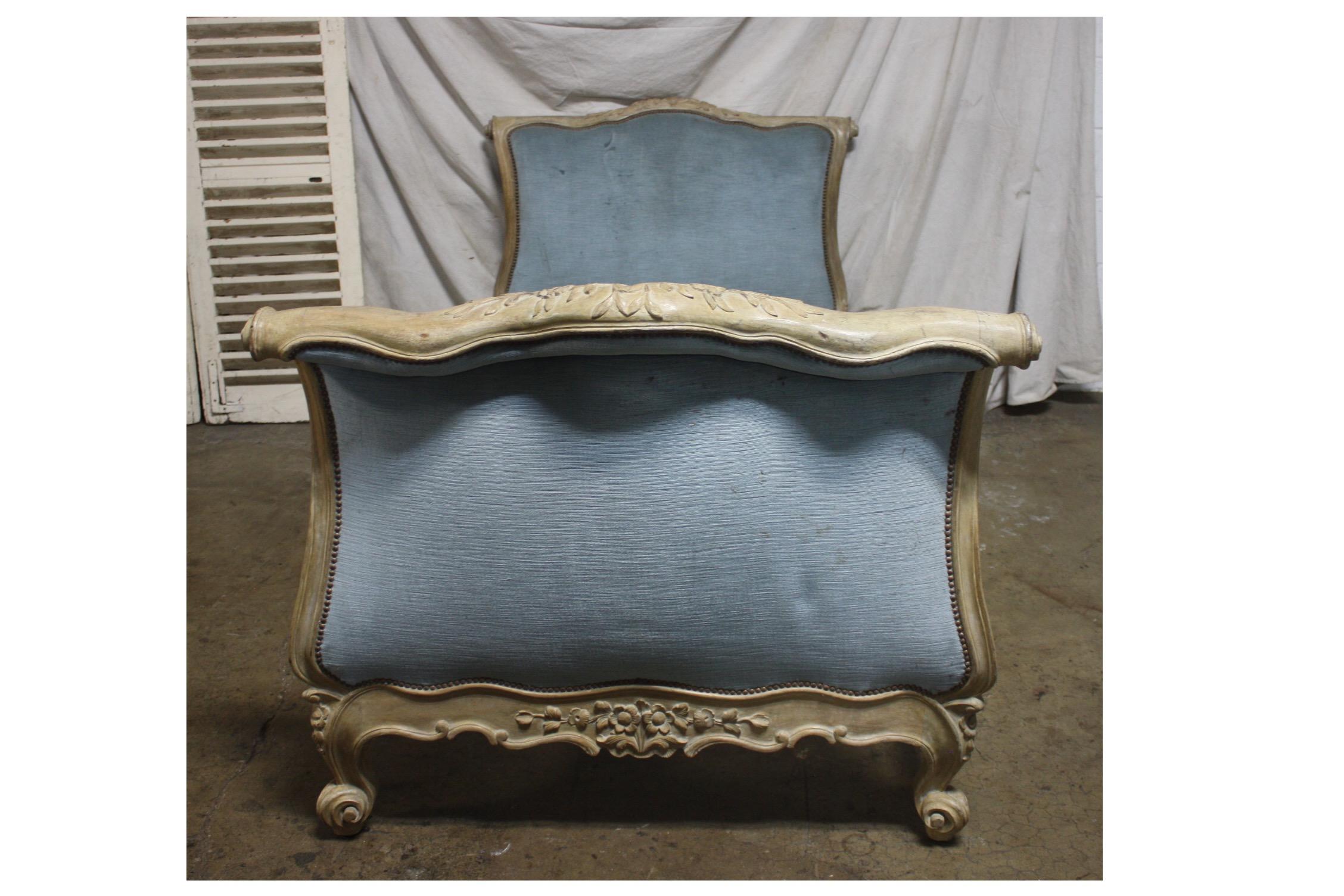 Magnificent 18th century French Louis XV period daybed.
