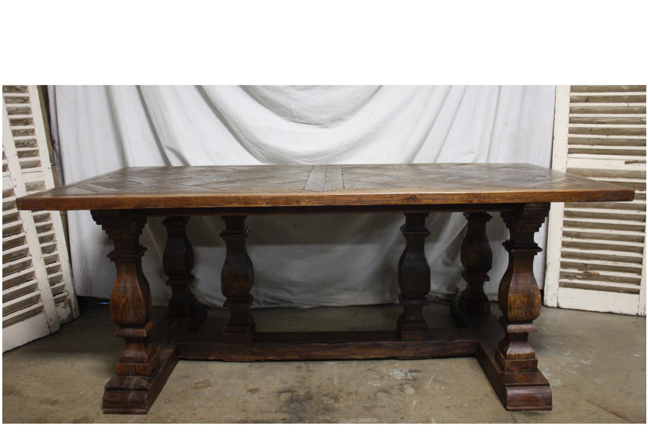 Parquetry Magnificent 18th Century French Parqueted Table