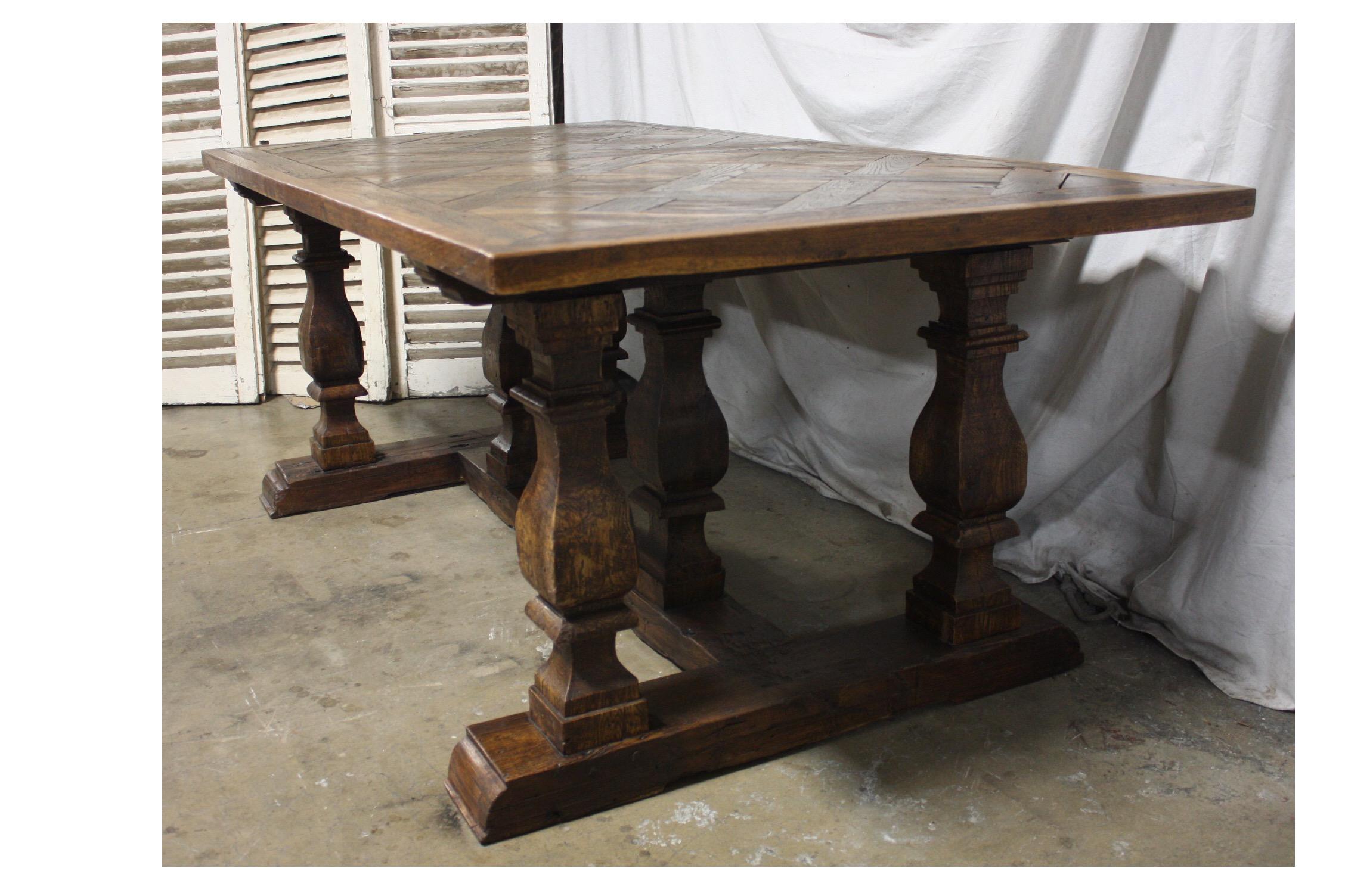 Magnificent 18th Century French Parqueted Table In Good Condition In Stockbridge, GA