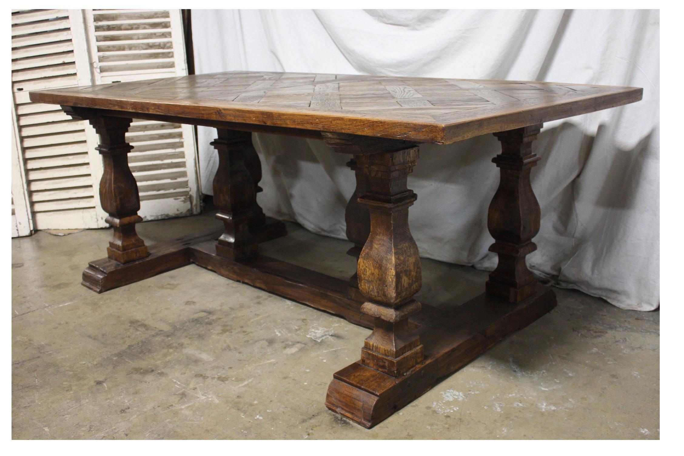Magnificent 18th Century French Parqueted Table 1