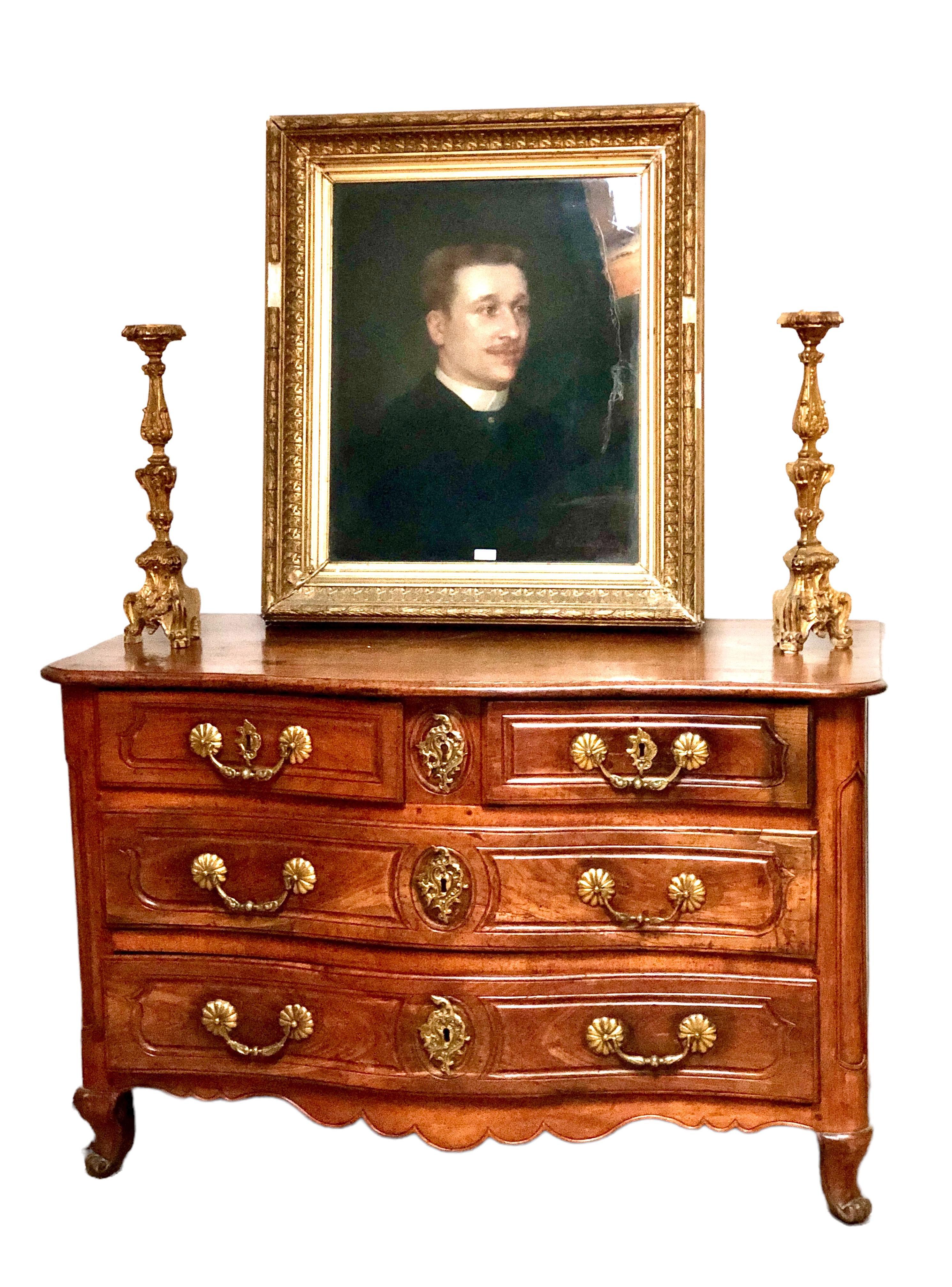 1750s French Louis XV Period Fruitwood Commode For Sale 2