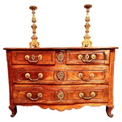 Magnificent 18th Century French Serpentine Commode