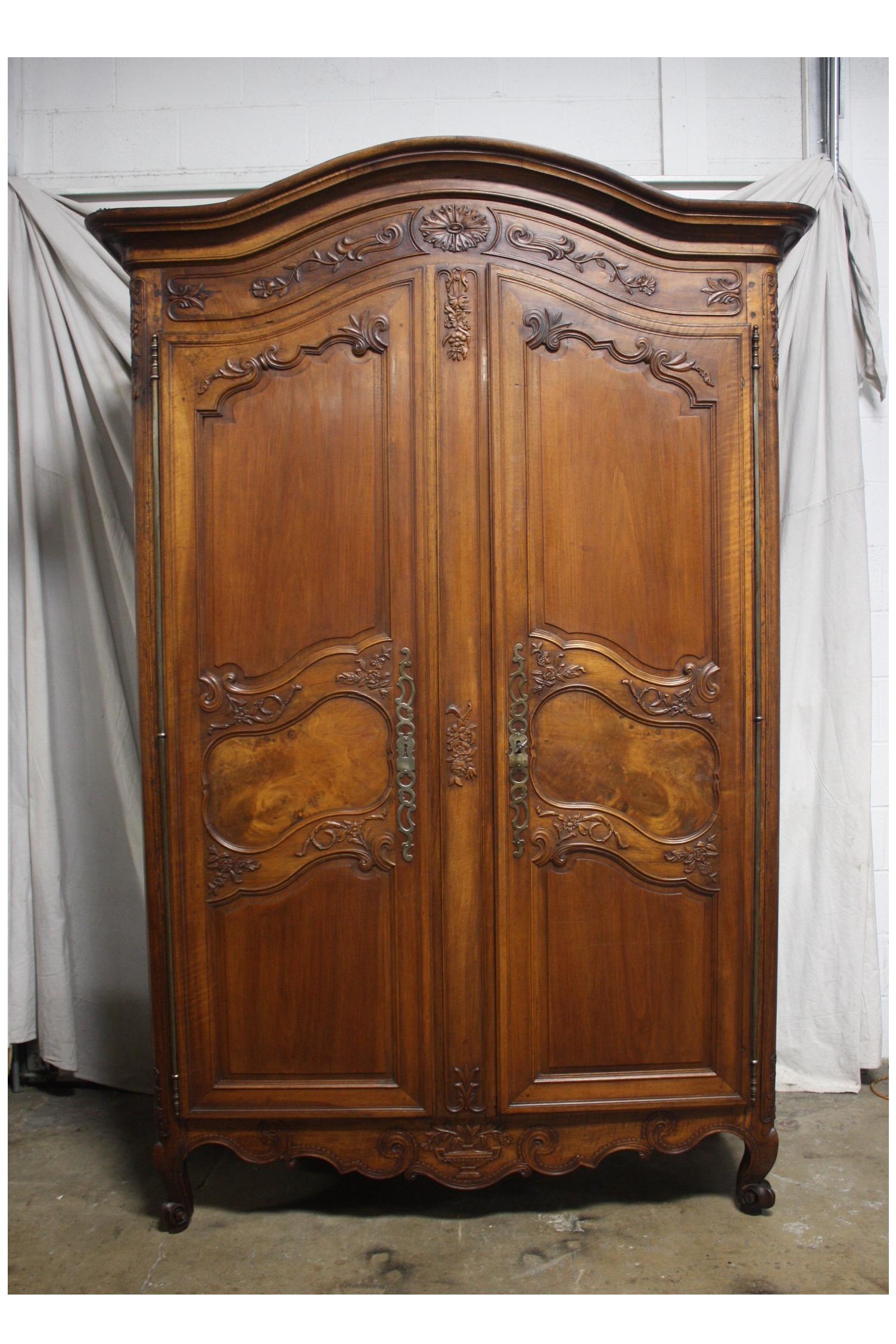 Magnificent 18th century French wardrobe.