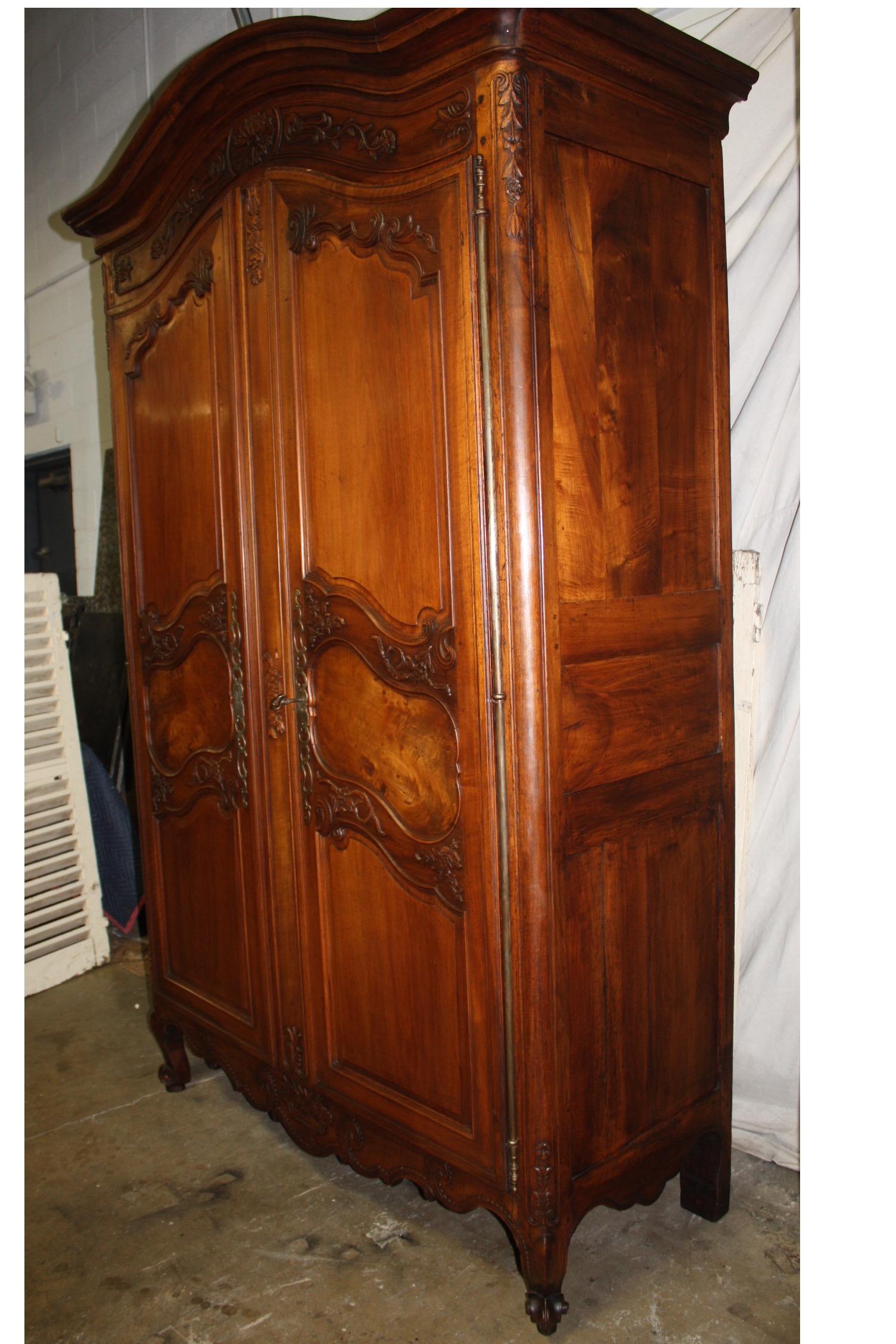 Hand-Carved Magnificent 18th Century French Wardrobe