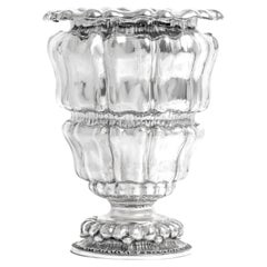 Magnificent 1930s Buccellati Sterling Vase