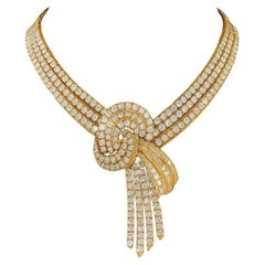 Magnificent 1950s Estate Diamond Necklace A true treasure