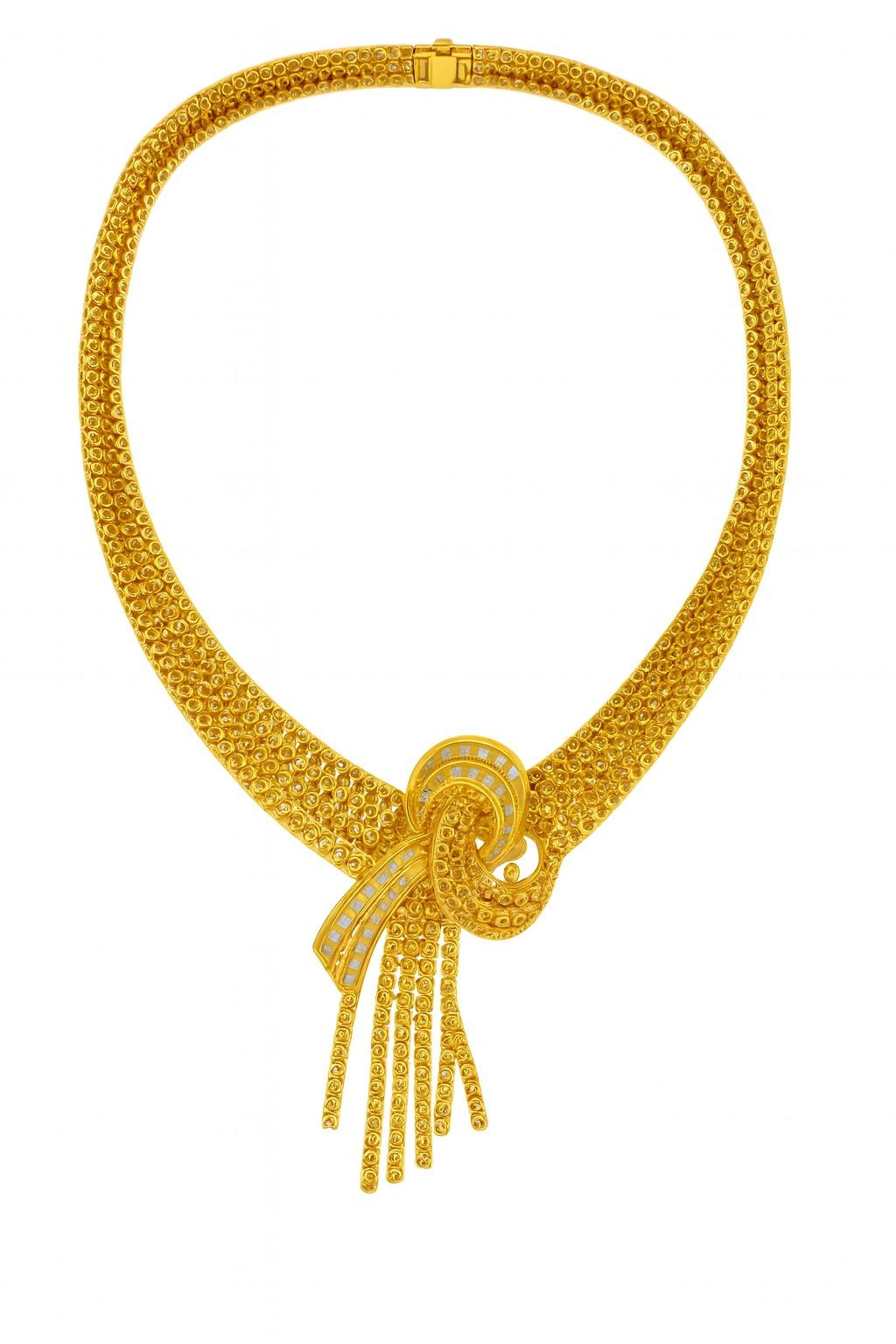 Magnificent 1950s Estate Diamond Necklace A true treasure For Sale 2