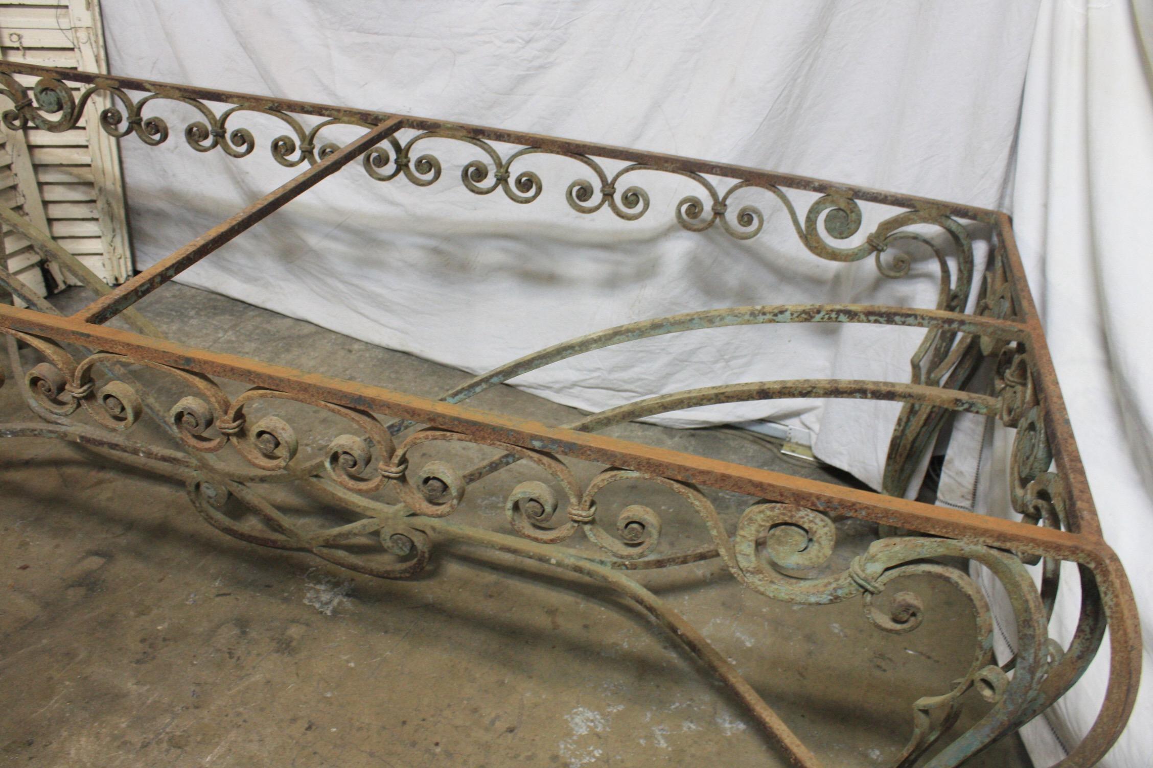 Magnificent 19th Century French Iron Table For Sale 2
