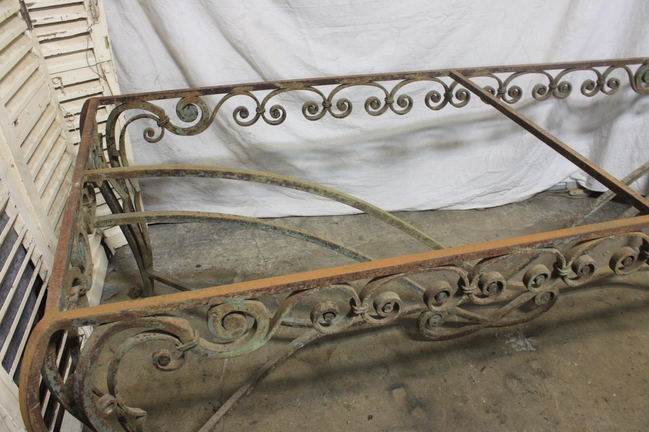 Magnificent 19th Century French Iron Table For Sale 4