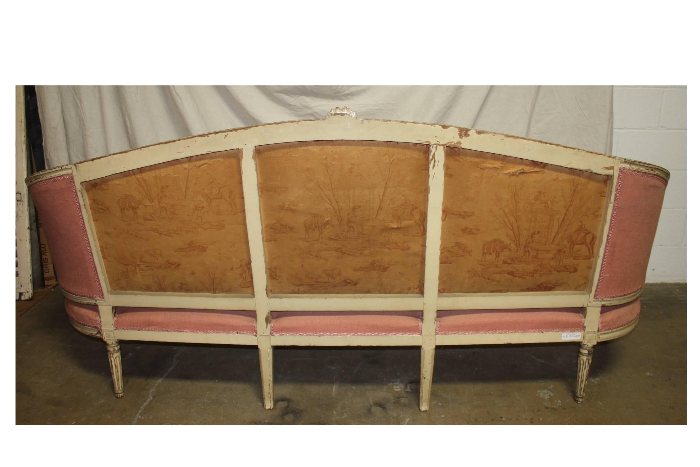 Magnificent 19th Century French Sofa 