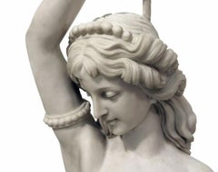 Magnificent 19th-century Italian Sculpture "Female Nude" H: 174cm