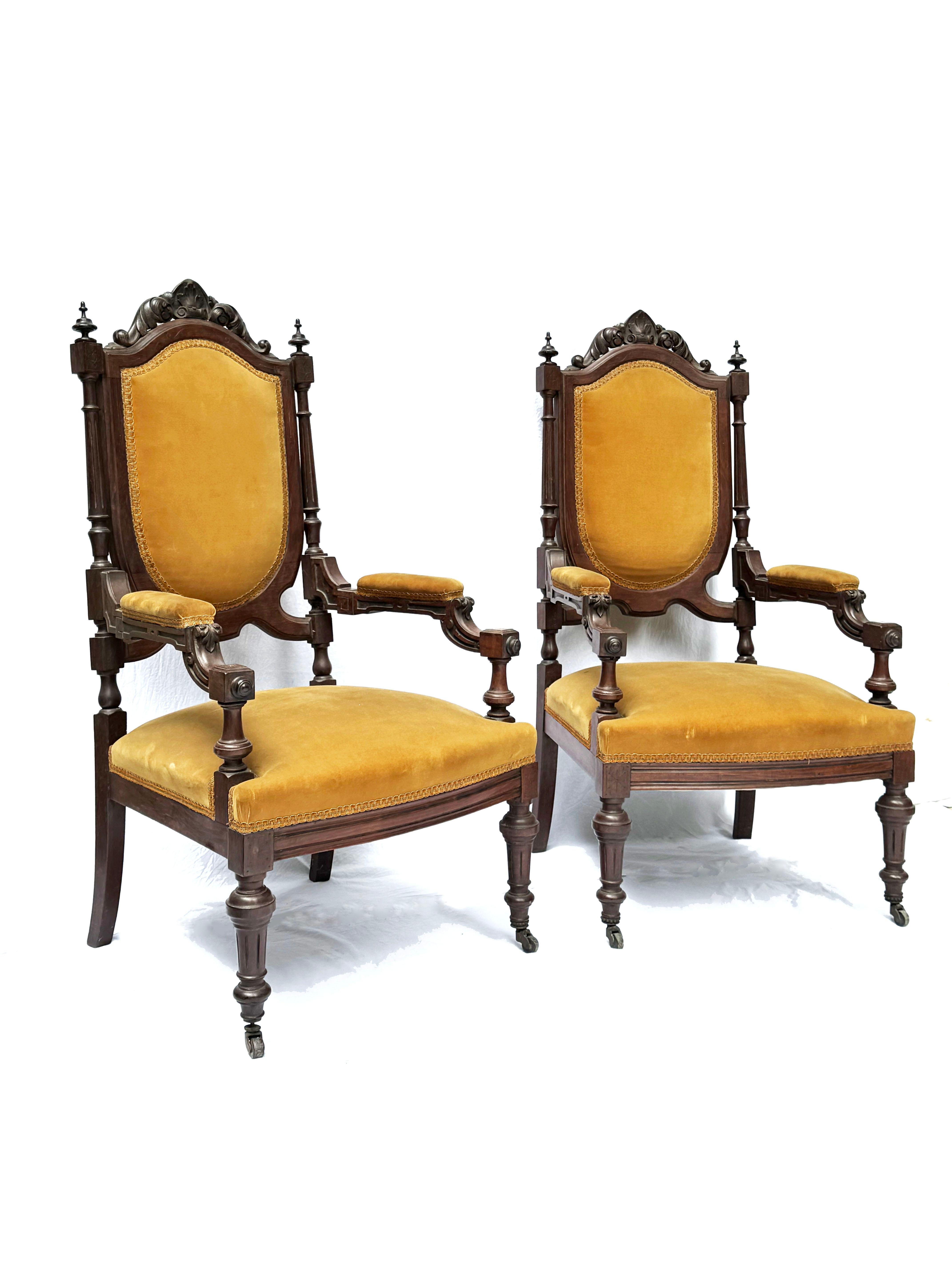 Magnifique ensemble de salon victorien du 19e siècle Bon état - En vente à Rio De Janeiro, BR