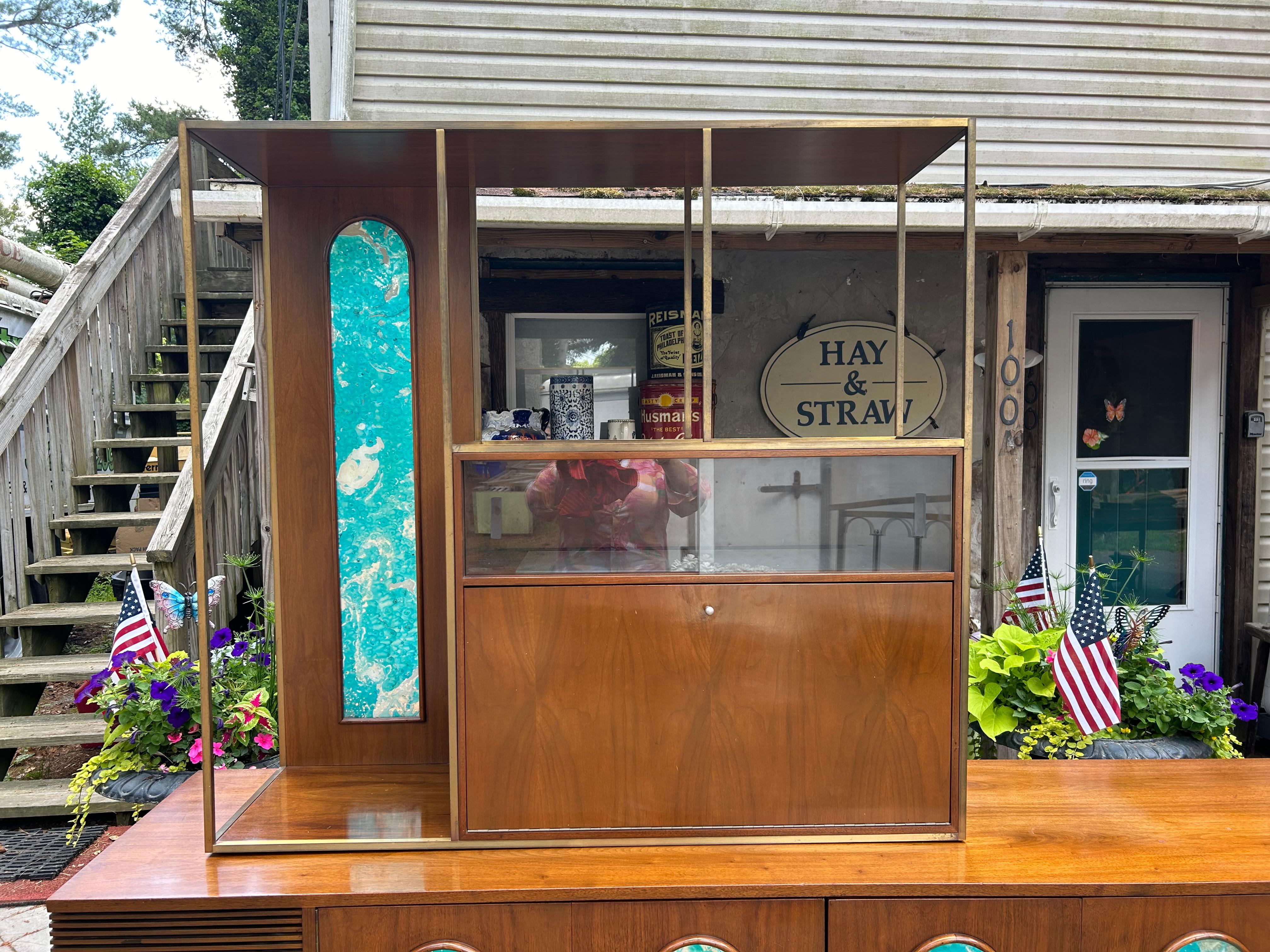 Magnifique meuble bar stéréo de 2 pièces en vente 4