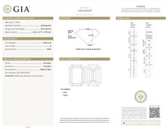 Magnifico diamante taglio ideale smeraldo da 2,00ct - Certificato GIA