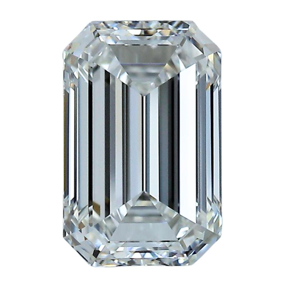 Magnífico diamante talla esmeralda ideal de 2,00 ct - Certificado GIA en venta 2