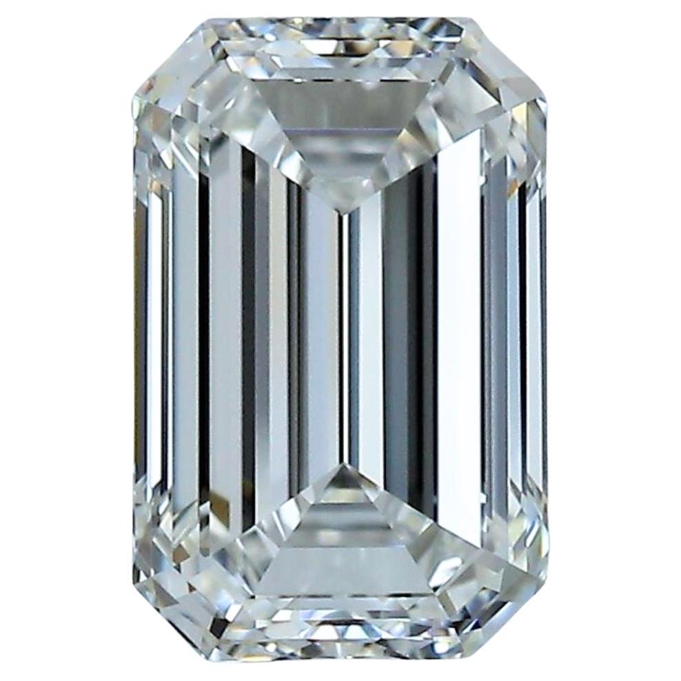 Magnifique diamant taille émeraude de 2,00 carats certifié GIA