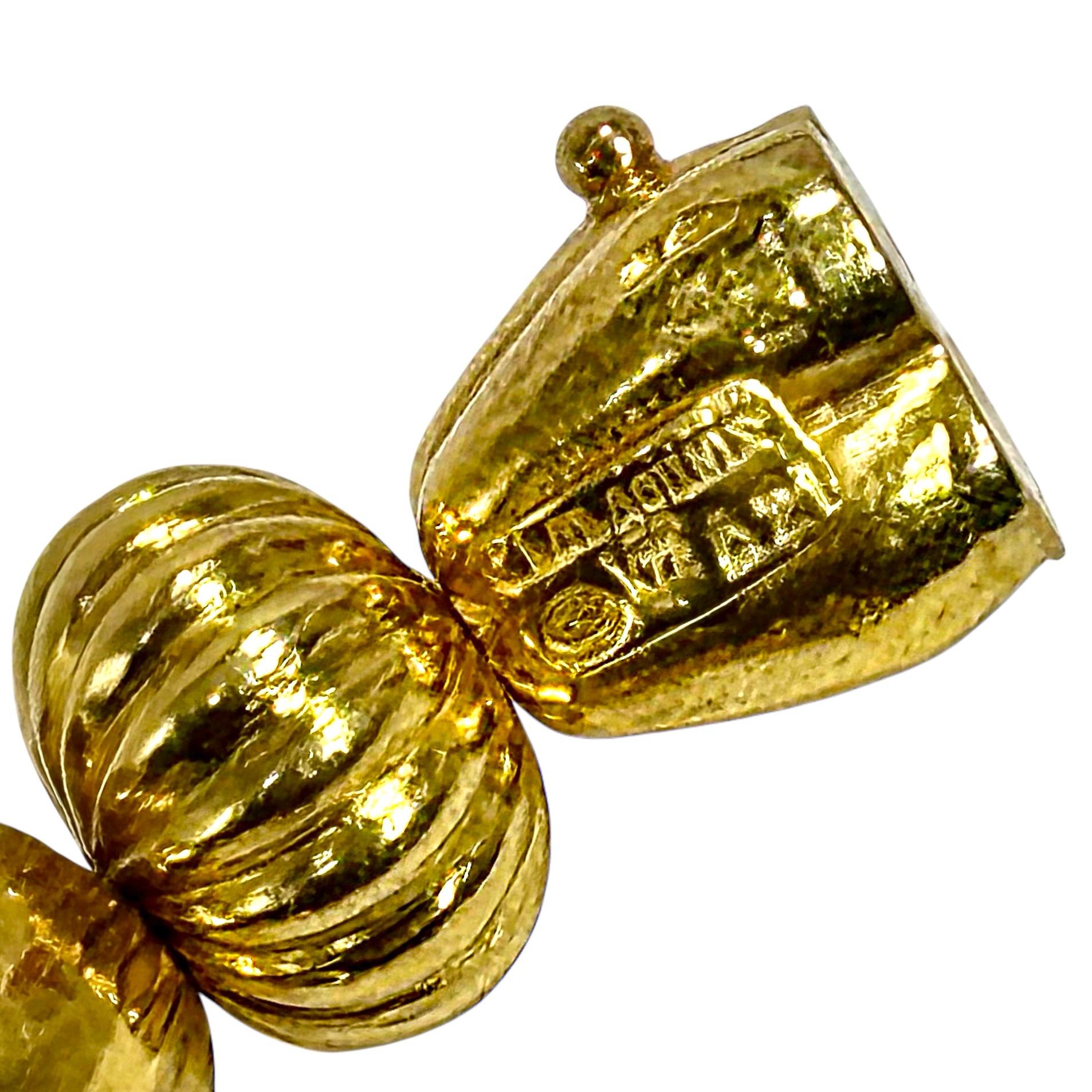 da uomo o donna Magnifica collana lunga 31 pollici in oro giallo 22 carati di Lalaounis in vendita