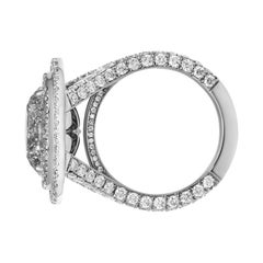 Magnificent 4.01 Carat Heart-Shaped Diamond Ring Romance meets timeless luxury