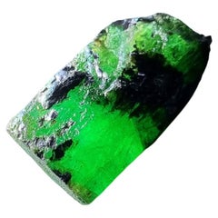Magnificent 44.75ct Brazilian Rough Emerald with Vivid Natural Glow