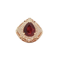 Magnificent 4.8ctw Mozambique Ruby Ring