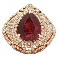 Magnificent 4.8ctw Mozambique Ruby Ring